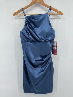 Emerald Sundae juniors' satin mini bodycon dress Women's Size Sm NWT Cocktail